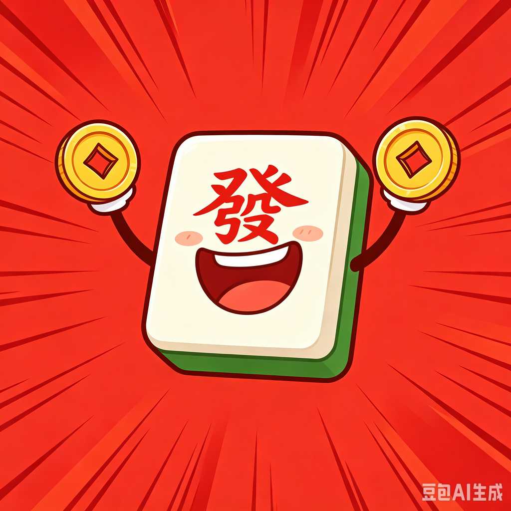 decorative text mahjong set